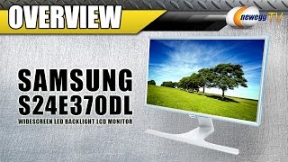 Samsung S24E370DL BuiltIn Wireless Charging Monitor Overview  Newegg TV [upl. by Zebulen]