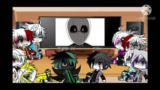 GlitchTale React to SansGaster And Papyrus vs Bete Noire [upl. by Faden]