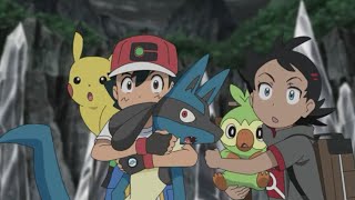 Lucarios Cool And Funny Moments From Pokemon Journeys Episode 83 [upl. by Adia425]