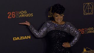 Yvette Nicole Brown 26th Annual ADG Awards Red Carpet Fashion [upl. by Ahsinoj636]