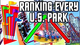 Ranking Every Six Flags Park in the USA [upl. by Nirtiac523]