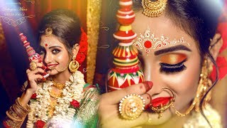 Amazing Transformation Bengali Bridal Makeup  Makeover Artist Debayan Mitra  LOukik Das [upl. by Soracco]