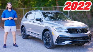 2022 Volkswagen Tiguan  SE RLine Black  Review  Aggressive NEW Design [upl. by Nami]