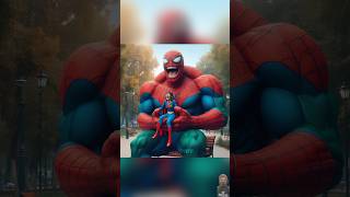 Superheroes with Hulk Serum 🔥❤️ spiderman marvel dccomics [upl. by Pimbley]