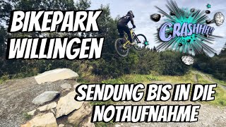 Bikepark Willingen Hart am senden bis in die Notaufnahme [upl. by Hadik]