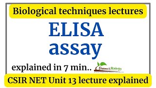 ELISA technique  ELISA principle test procedure  ELISA animation in Hindi [upl. by Gunthar581]