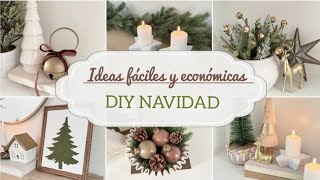 5 DIYs NAVIDAD  Ideas decorativas con artículos del Dollar City para Navidad 🎄 [upl. by Tali]