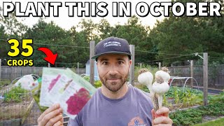 35 VEGGIES To Plant In October For A BEAUTIFUL Fall Garden [upl. by Nami365]