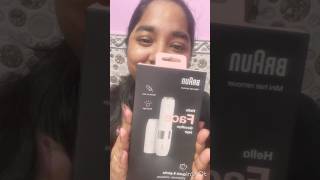 Barun Mini Facial Hair Removal Trimmer  Remove hair without pain facialhairremove braun foryou [upl. by Atteuqehs]