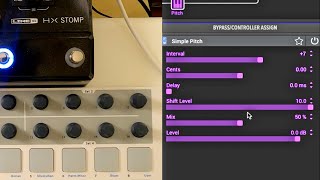 Melodic Pitch Shifting or quotRepitchingquot on the HX Stomp [upl. by Libyc871]