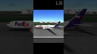 FedEx 767 Belly Crash Landing Shorts RFS RFSPro Aviation RealFlightSimulator Crash Landing [upl. by Carmelita]