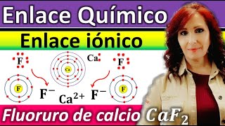 ENLACE IONICO EN EL FLUORURO DE CALCIOExplicación del enlace iónico del fluoruro de calcio [upl. by Atteuqaj936]