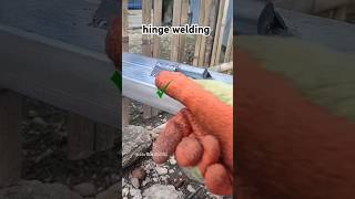 hinge weldingironweldingid weldingshortvideoshortsironwelding [upl. by Pritchett]