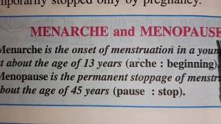 DIFFERENCES BETWEEN MENARCHE AND MENOPAUSE IN HINDI [upl. by Adnima]