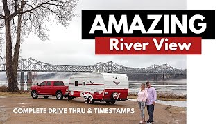 RV Camping at River View RV Park and Resort in Vidalia Louisiana [upl. by Lippold63]