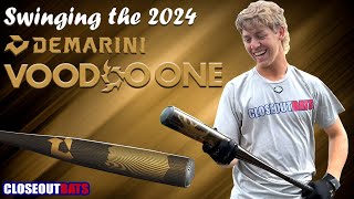 HITTING DeMarini Voodoo One 258quot BBCOR Bat 3oz 2024 wWilliam Patterson University [upl. by Dunn]