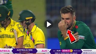 Aiden Markram Crying 😭 After South Africa Loose Against Australia In Semifinals CWC2023 [upl. by Viglione]