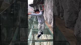 Glass Bridge of China  Japans most dangerous game ytshorts shorts [upl. by Aldercy]