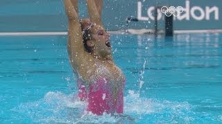 Synchronized Swimming Duets  Technical Routine Heats  London 2012 Olympics [upl. by Colville]