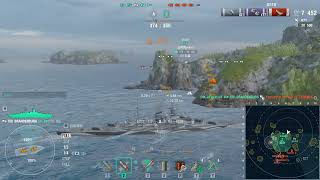 World Of Warships  Brandenburg in 5vs5 Brawl  DL and CL [upl. by Sikes61]