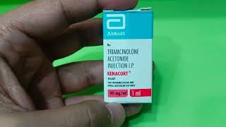 Triamcinolone Acetonide Injection Uses Side Effects In Hindi  Kenacort Injection 40 mgml In Hindi [upl. by Leighton]