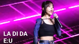 4K EVERGLOW LA DI DA Encore 박지원 EU FANCAM  EVERGLOW FAN MEETING FOREVER IN HONG KONG 240113 [upl. by Eam]