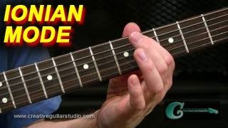 Guitar Lesson The Major Scale  Ionian Mode [upl. by Bixby]