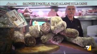 Salumieri e macellai falso allarme sulla carne [upl. by Noelani879]