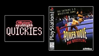 Spotlight Quickies  Power Move Pro Wrestling Playstation [upl. by Anitsirhcairam]