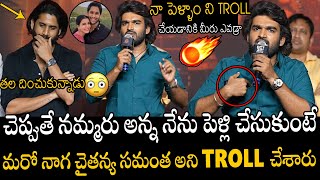 Kiran Abbavaram Goosebumps Counter To Social Trollers  Naga Chaitanya  Samantha  KA PreRelease [upl. by Figueroa30]