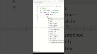 Python Tutorial For Beginners  Python learn  Loops Continue Statement tags [upl. by Nagy]