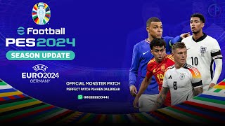 eFootball PES 2024 SEASON UPDATE  EURO 2024 NEW GAMEPLAY  Ps4Hen Jailbreak [upl. by Atenaz]