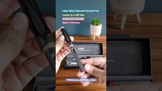 Check out the unboxing video of Lamy Safari Charcoal Black Fountain Pen fountainpen lamy lamypen [upl. by Pammie697]