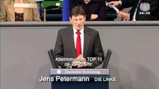 Jens Petermann DIE LINKE Maklerkosten [upl. by Bertelli]