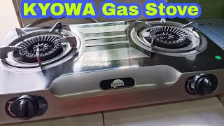 Bumili ako Ng KYOWA Gas Stove KW3552  Review  Glory Merienda Atbp [upl. by Alcus780]