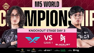 FIL M5 Knockouts Day 3  FF vs BLCK  Game 1 [upl. by Austin]