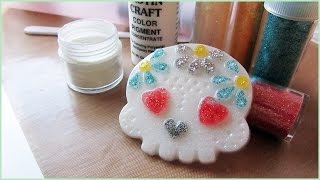 Glow in the Dark Resin Skull  Watch Me Craft [upl. by Ecinwahs]