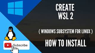 WSL 2 Install specific distro  How add linux in WSL windows 10  Virtual  create OS subsystem  VM [upl. by Aihsirt]