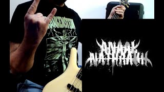 Anaal Nathrakh  Forging Towards the Sunset live bedroom bass cover basscover blackmetal [upl. by Maidy674]