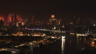 Bangkok welcomes the New Year with fireworks  AFP [upl. by Ahsot]