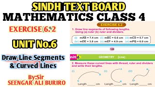 Draw Line Segments  Measure Curved Lines  Exercise 62 Math class 4  Math class 4  Math Grade 4 [upl. by Ainosal]