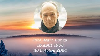 Obsèques du Pr Marc HENRY le 7 Novembre 2024 [upl. by Herold]