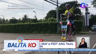 Bisikletang may 6feet ang taas agawpansin  BK [upl. by Eadie]