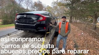 COMPRE UNOS HONDAS SEMIS NUEVOS EN LA SUBASTA ABUENOS PRECIOS [upl. by Aenotna]