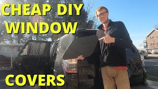 Easy DIY Insulated Window Covers for Stealth Car Camping STEALTHCAMPING CARCAMPING [upl. by Etnemelc]