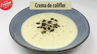 CREMA de COLIFLOR  Receta fácil y rápida [upl. by Ierdna196]