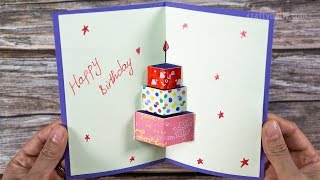 How to make Happy Birthday Card  Happy Birtday Greeting Card [upl. by Werbel]