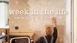 A week in my life while renovating the kitchen  DIY VLOG 23 [upl. by Haizek221]