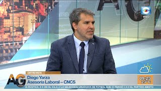 Entrevista Situación actual del empleo en Uruguay Diego Yarza CNCS [upl. by Bink]