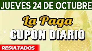 Resultado del sorteo Cupon Diario del Jueves 24 de Octubre del 2024 [upl. by Fradin]